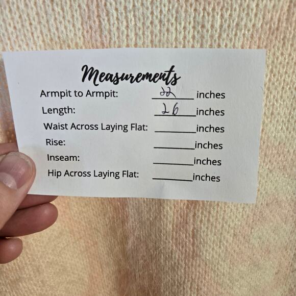 Blake by Devon Cream Knit Sweater Size Large 0270 - Picture 5 of 8